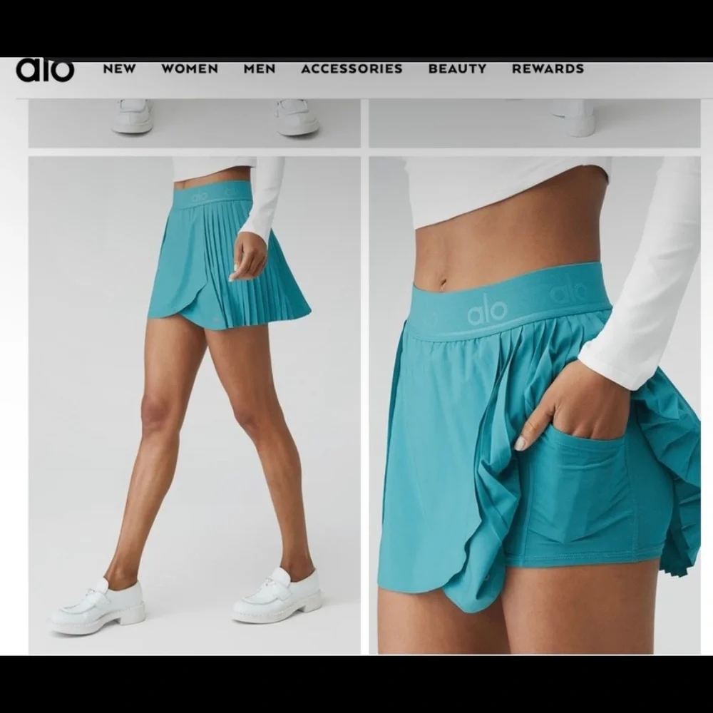 ALO Yoga Blue Skirt